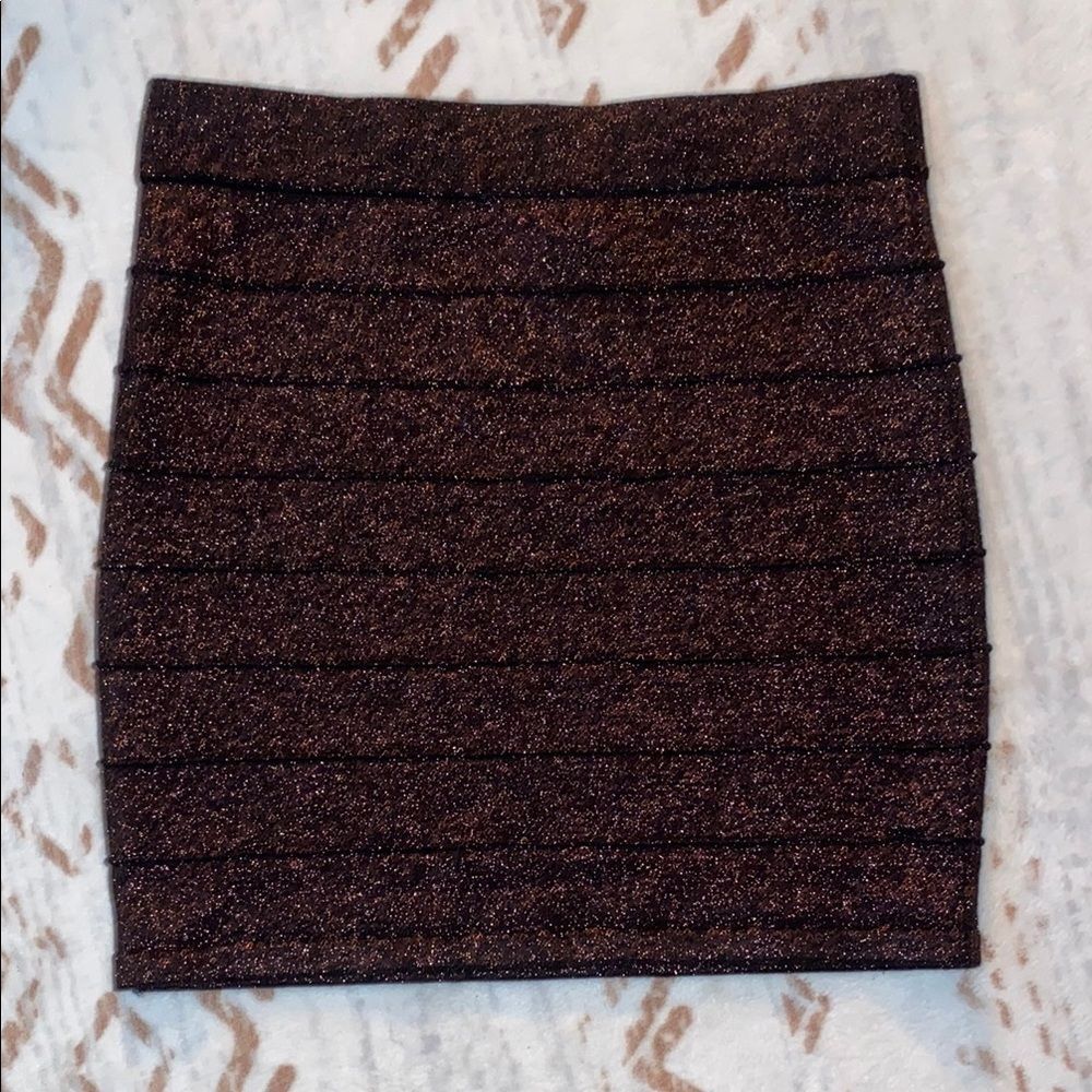 Charlotte Russe Size Medium Glitter Pencil Skirt